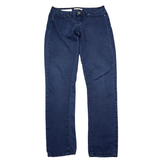 YMI Jeans USA Pants Womens 5 Blue Mid Rise Flat Front 5 Pocket Design Jeggings - Picture 1 of 16